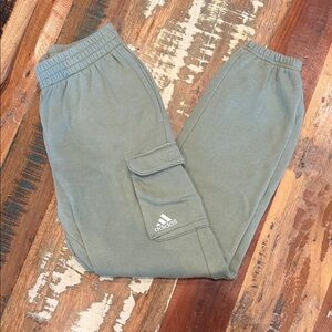 Adidas Kids Sage Green Joggers